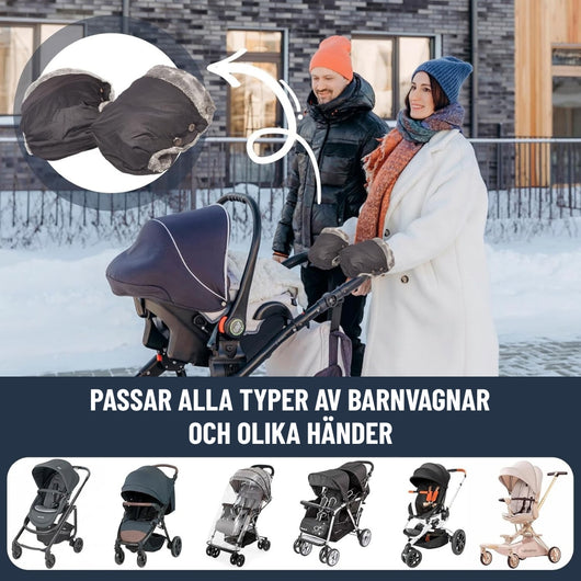 Fridhult™ - Lämpövuoratut käsineet lastenvaunuihin